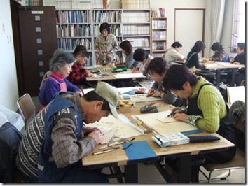 春仙木版画実技講座